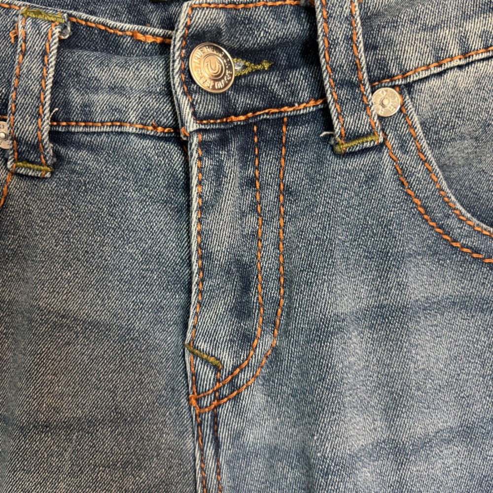 True Religion Men's Rocco Casual Relaxed Skinny Medium Wash Denim Shorts 30 - Picture 3 of 15